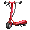 Engine Red Razor Scooter - virtual item (Questing)