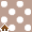 Light Brown Polka Dot Wall Tile - virtual item (questing)