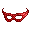 Red Sequined Devil Mask - virtual item (questing)