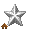 Large Silver Star Ornament - virtual item (Questing)