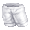 Elegant White Knee-Length Trousers - virtual item (bought)