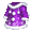 Purple Soft 'n' Fuzzy Coat - virtual item (questing)