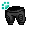 [Animal] Black Padded Pants - virtual item