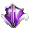 Purple Retro Astro Corset - virtual item (Questing)