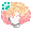 [Animal] Loose Afro Curl Bubblegum Blonde - virtual item (questing)
