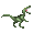 Green Velociraptor Toy - virtual item (questing)