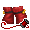 Red Deluxe Holiday Legwarmers - virtual item (questing)