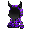 Purple Demon Hoodie - virtual item (Wanted)