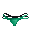 Gorgeous Green Criss Cross Swim Bottom - virtual item (Wanted)