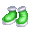 Green Space Girl Boots - virtual item (Questing)