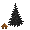 Medium Black Holiday Tree - virtual item (Wanted)