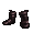 Dark Red Overton Leather Boots - virtual item