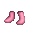 Thick Pink Winter Socks - virtual item (Wanted)