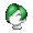 Girl's Swanky Green (Dark) - virtual item (questing)