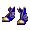 Sapphire High Elf Boots - virtual item (Questing)