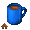 Blue Mug of Cocoa