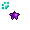 [Animal] Basic Purple Star Hairpin - virtual item (questing)