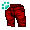 [Animal] Slouchy Red Jeans - virtual item