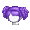 Girl's Curly Sue Purple (Dark) - virtual item (questing)