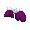 Purple Furry Mittens - virtual item (Questing)