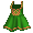 Green Festive Fräulein Dress - virtual item
