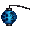Round Paper Lantern Blue - virtual item (Questing)