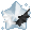 Astra: Mini Black and White Flapping Devil Wings - virtual item