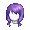 Girl's Gentle Curls Purple (Dark) - virtual item (questing)