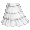 Tiered White Skirt - virtual item (Questing)