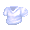 White V-Neck T-Shirt - virtual item (questing)