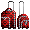 Red Plaid Luggage - virtual item (Wanted)