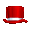 Red Sweetheart Silk Top Hat - virtual item