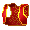 Lovely Genie Red Embroidered Vest - virtual item (Questing)