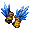 Sapphire Plume (Feathered Gloves)