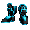 Blue Cybernetic Vagrant Boots