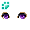 [Animal] Monae Eyes Purple - virtual item (Wanted)