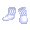 White Fold-over Socks - virtual item (Wanted)