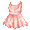 Peach Floral Dress - virtual item (Wanted)