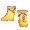 Yellow Valenki Boots - virtual item