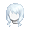 Girl's Gentle Curls White (Dark) - virtual item (questing)