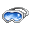 Blue Wide Lens Snow Goggles - virtual item (Wanted)