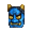 Blue Setsubun Oni Mask