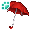 [Animal] Red Umbrella - virtual item
