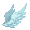 Cherubim's Light Blue Wings - virtual item (Questing)