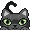 [Animated] Gift of Black Cat - virtual item