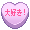 Purple Candy Heart - virtual item (Wanted)
