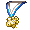 Fishaholics Gold Diamondback Medal - virtual item (Wanted)