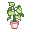 Sweet Cozy Hearts Potted Plant - virtual item