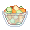 Melon Fruit Salad Bowl - virtual item (Questing)